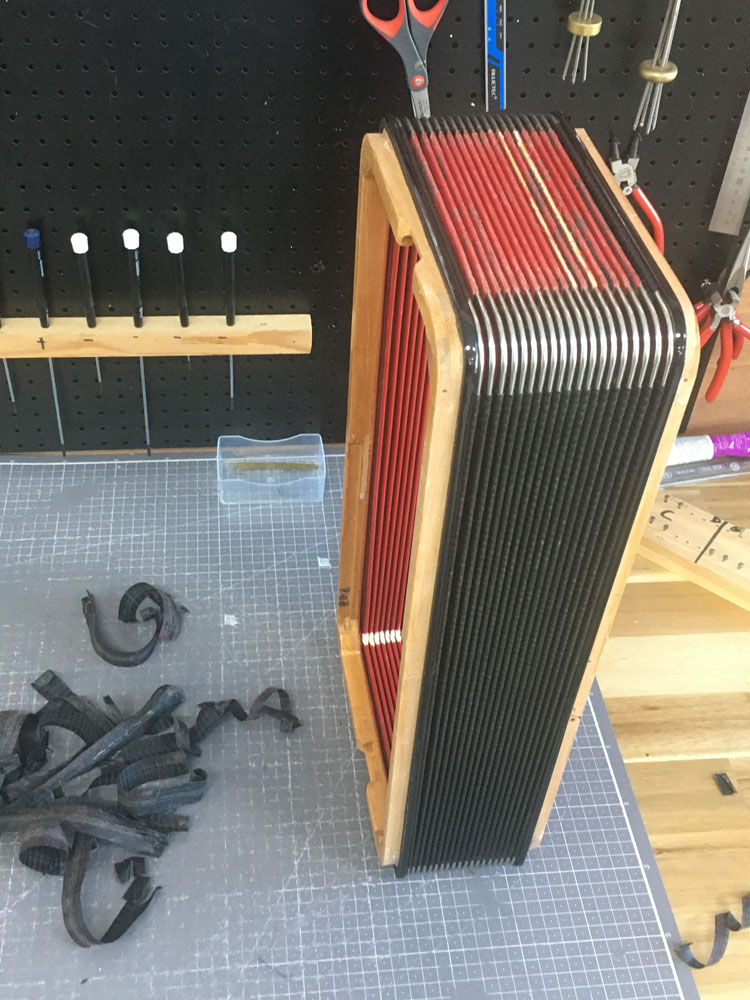 Réparation soufflet accordéon Paris