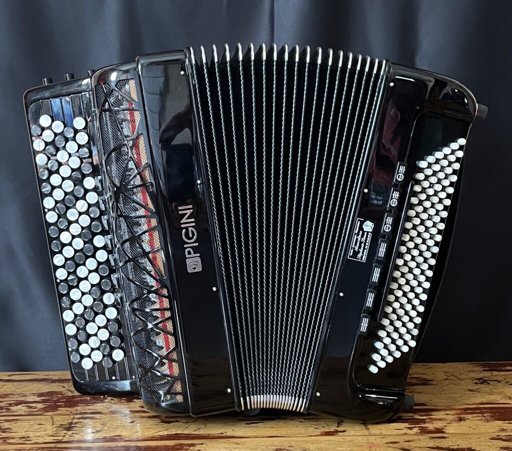 Accordéon-occasion-Pigini-Prestige Junior +-Basses chromatiques-Accordéons Paris Sud