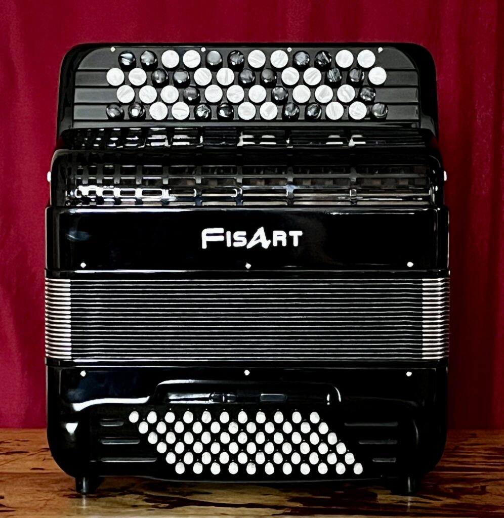 Accordéon-occasion-Fisart-Découverte-Basses chromatiques-déclancheur-Accordéons Paris Sud