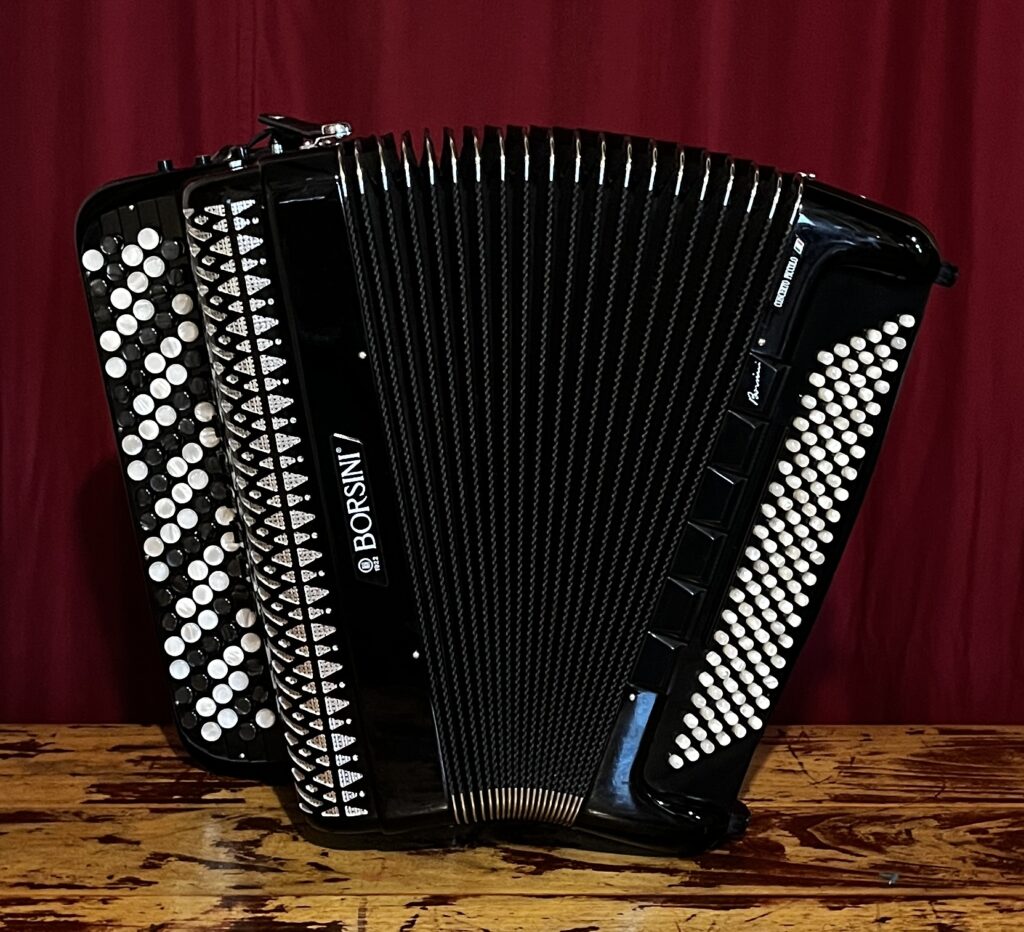 Accordéon basses chromatiques-occasion- Borsini Concerto Piccolo- Accordéons Paris Sud